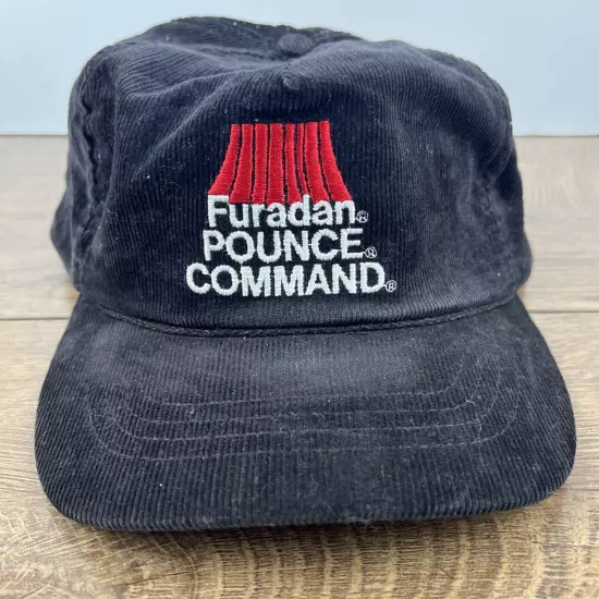 Furadan Pounce Command Hat Black Hat Adjustable Adult Size Hat Black Cap