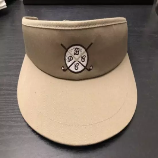 imperial golf visor PBCC