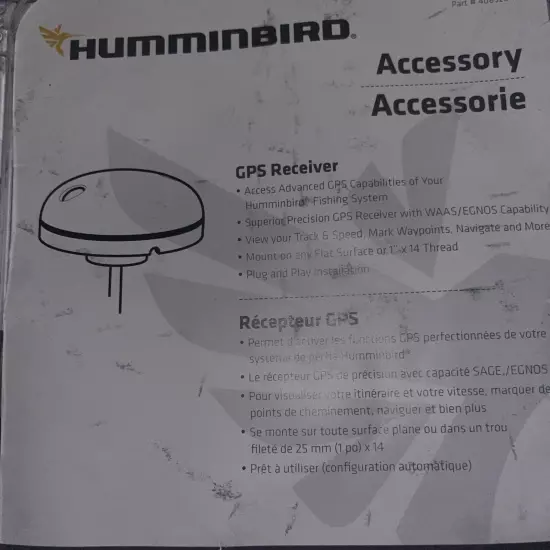 Humminbird AS GRP Precision GPS Antenna Module *OPENED NEVER USED*