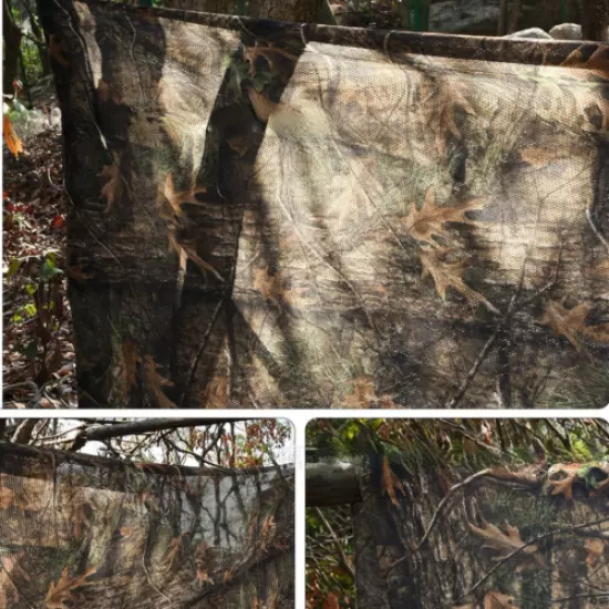 Camo Burlap Camouflage Netting Mesh DIY for Hunting Sunshade Camping Concealment