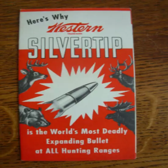 VINTAGE WESTERN SILVERTIP FORM F-6 BROCHURE