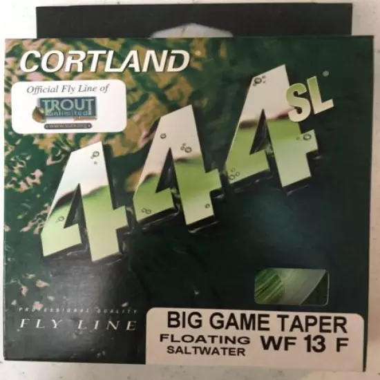 Cortland 444 SL Big Game Taper WF13F 35 yds Green No Loops