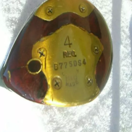 VINTAGE H&B CUSTOM MADE PERSIMMON 4 WOOD Pretty golf club