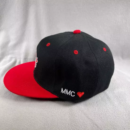 Mr & Mrs Crab Hat Mens Black Snapback Cap Embroidered Lets Be Together Seafood