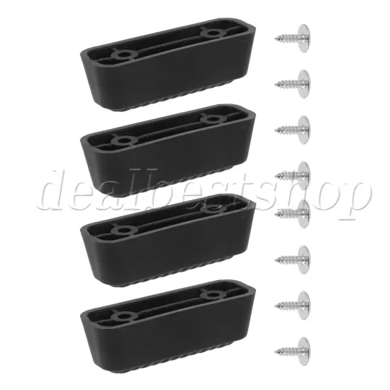 4 x Baggage Stud Feet 4.7x1.6cm Side Stand Pads for Luggage Accessories