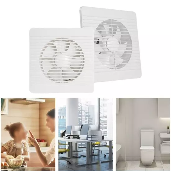 Toilet Extractor Fan Powerful Air Vent Wall Mounted Fans For Bathroom Kitchen