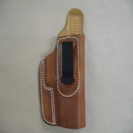 Ruger P93, P94, P345 Leather In The Waistband Concealed Carry Holster CCW TAN RH