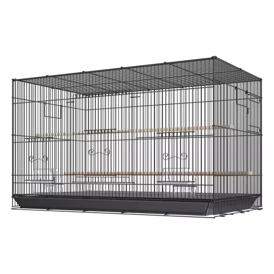 VEVOR 30 inch Bird Cage Metal Large Parakeet Cages for Cockatiels Small Parrot