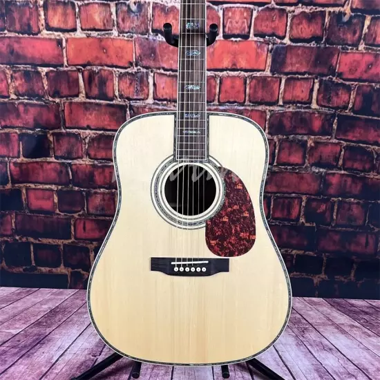 Custom D-45 acoustic guitar solid spruce top 41-inch in stock shipping quickly