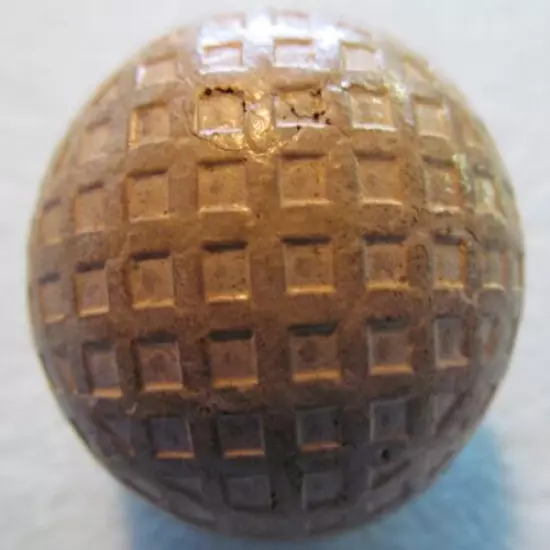 VINTAGE USED MESH RUBBER PRACTICE GOLF BALL VERY SOFT-HARD TO FIND