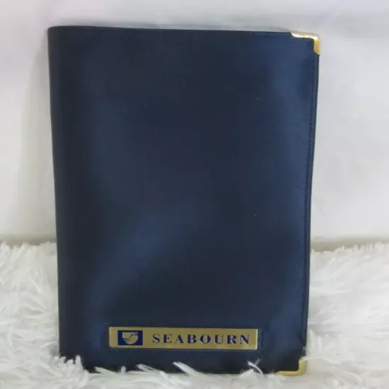 Seabourn Travel Wallet Passport Document Portfolio Organizer Navy Nylon