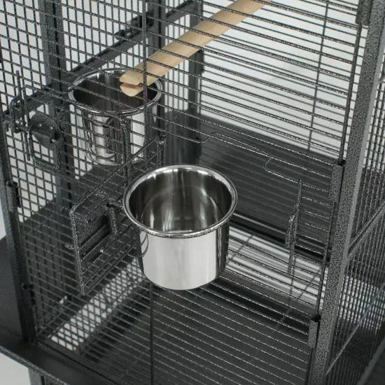 Multiple Sizes Rolling Bird Cage for Small Parrot Cockatiel Parakeet Cage Play