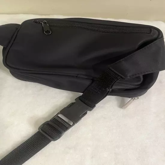 Samsonite VTG Travel Pouch Money Holder Fanny Pack Crossbody Bag Black Adjusts