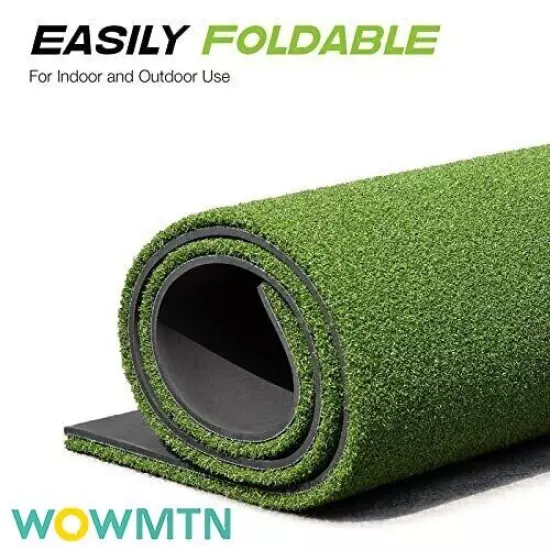 WOW Commercial 39x49 Golf Practice Turf 1cm Foam Matt With Net 10 Balls 2Tee Set