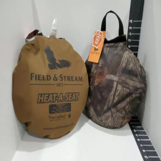 Field and stream heat a seats seat cushions camo new with tags