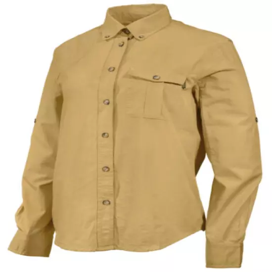 Beretta Womens Tm Shooting Shirt L/S, Tan (Ld561075610008)