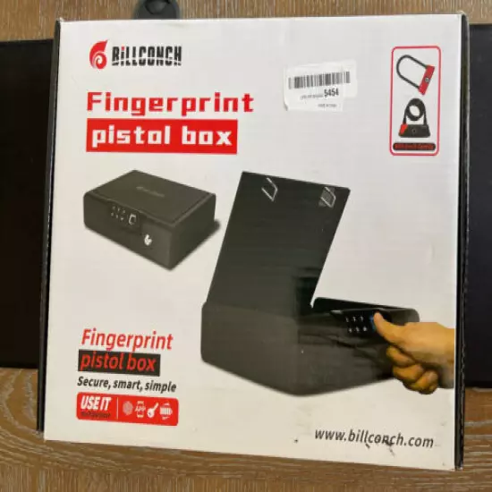 BillConch Fingerprint pistol box