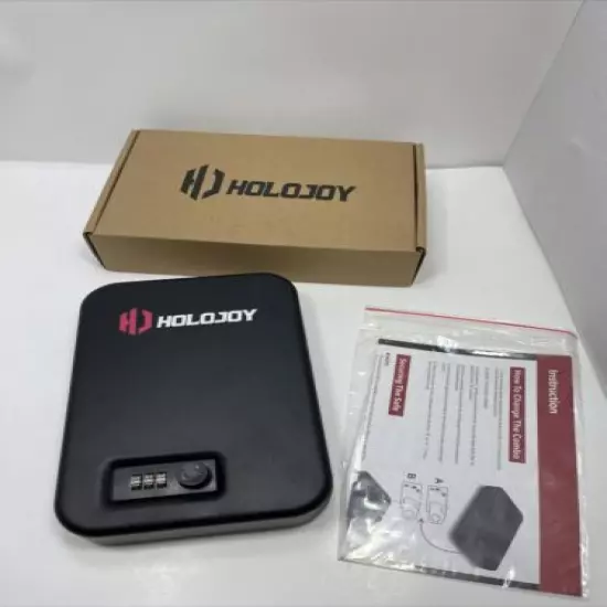 HOLOJOY Handgun Safe Pistol Box Personal Security Combination Lock