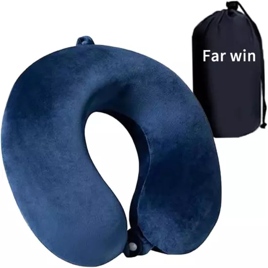 Travel Pillow,100% Pure Memory Foam U Shaped Neck Pillow,Super Lightweight Porta