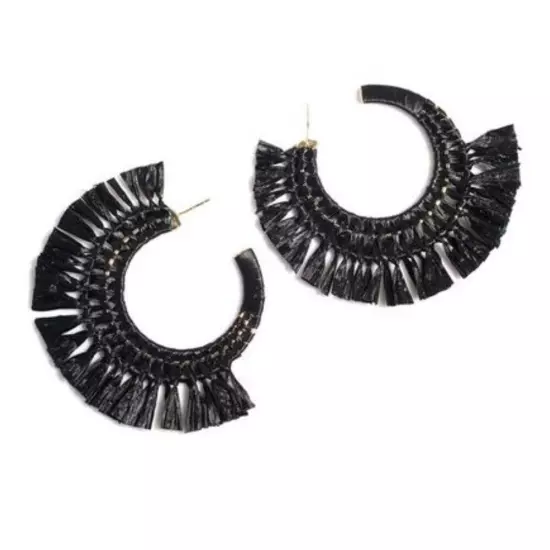 Anthropologie shiraleah ryder hoop boho earrings,$40 new