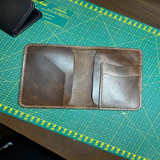 leather passport holder handmade