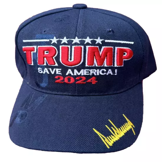 TRUMP 2024 Save America Take America Back HAT Embroidered Donald Trump Hat Cap