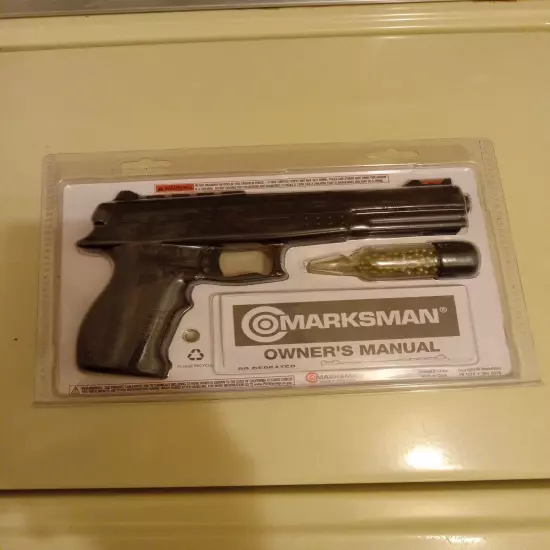 Marksman 1018 .177 Caliber Air Pistol with Speedloader And Fiber Optic Sites