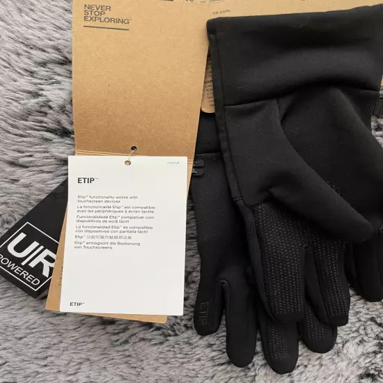 THE NORTH FACE NF0A4SHAJK3-M WOMENS ETIP RECYCLED GLOVES SIZE MEDIUM BLACK New!!