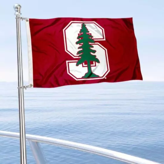 Stanford University Cardinal Boat Small Golf Cart Flag