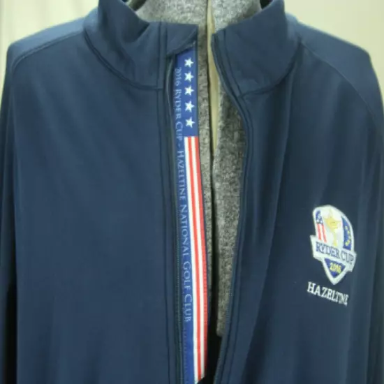 2016 Ryder Cup Women's Quarter Zip Pullover Top Size XL Blue Hazeltine