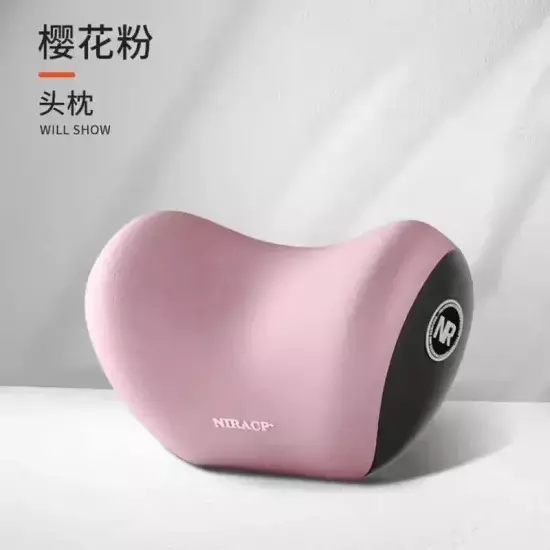 Car Headrest Neck Pillow Waist Cushion Seat Backrest Car Lumbar Waist Support