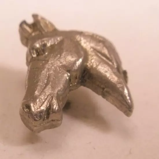 Horse Head Vintage SMALL Tie Tack Lapel Pin stallion mare animal