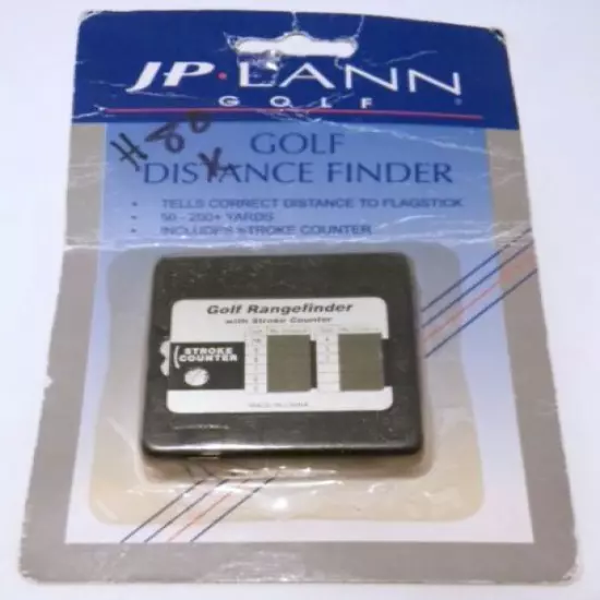 RARE NEW VINTAGE - 1989 JP LANN GOLF DISTANCE FINDER + STROKE COUNTER