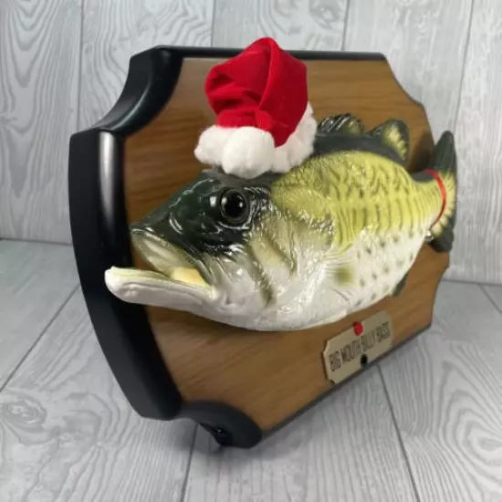 Vintage Big Mouth Billy Bass Christmas Holidays Singing Fish 1999 Tested Works