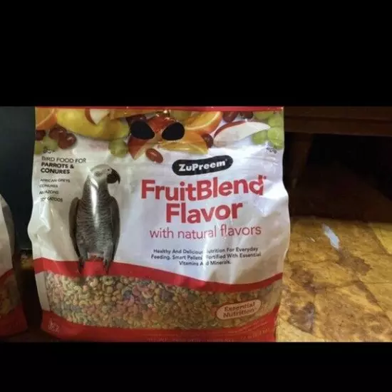 ZuPreem FruitBlend with Natural Fruit Flavors Large Breed Bird Food, 12lb