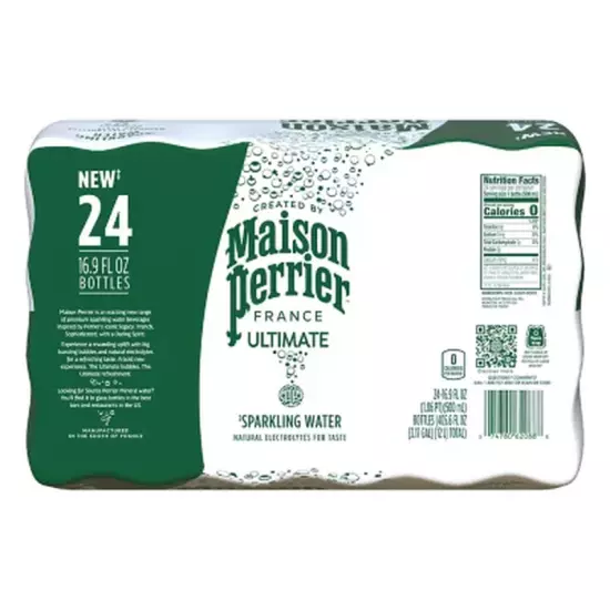 Maison Perrier Sparkling Water 16.9 Fl. Oz., 24 Pk.