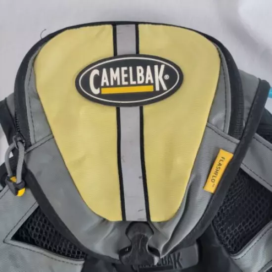 Camelbak FlashFlo Hydration System Belt Waist Fanny Pack Gray & Yellow