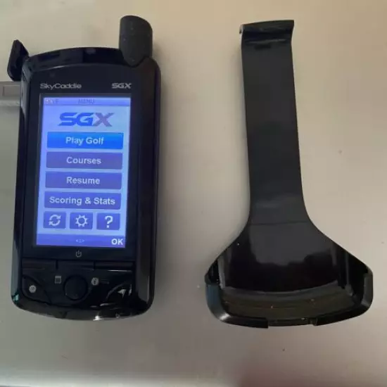 SkyCaddie SGX GPS w/ Charger , Belt Clip