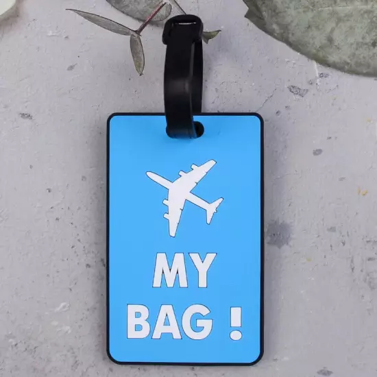 Travel Luggage Tag Creative Suitcase Silicone Portable Label Name Address ID Tag