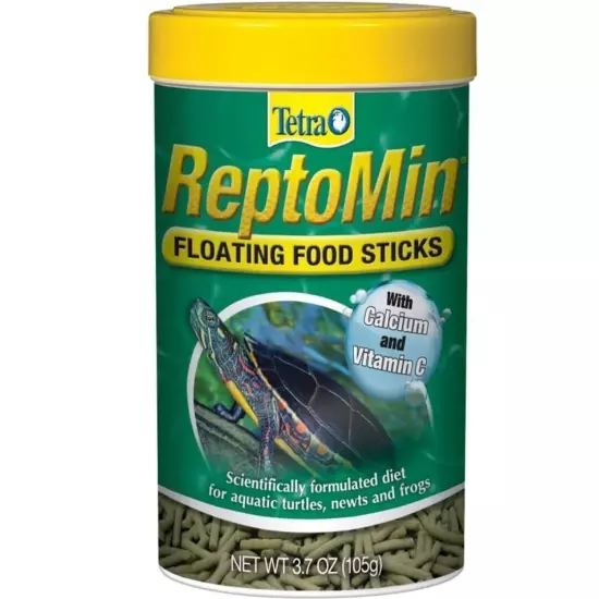 1 Tetra REPTOMIN Floating Food Sticks 3.17oz Aquatic Turtle Newt Frog,