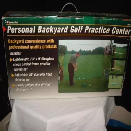  World of Golf Personal Backyard Practice Center (New) 7.9' x 9'