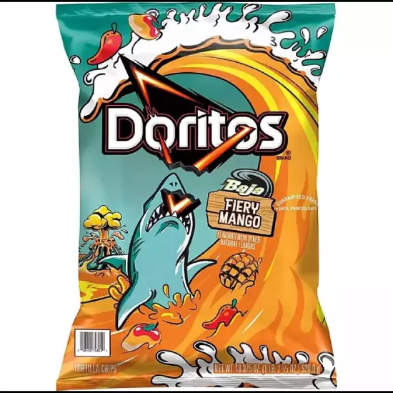 Doritos Baja Fiery Mango Tortilla Chips, 18.37 oz.