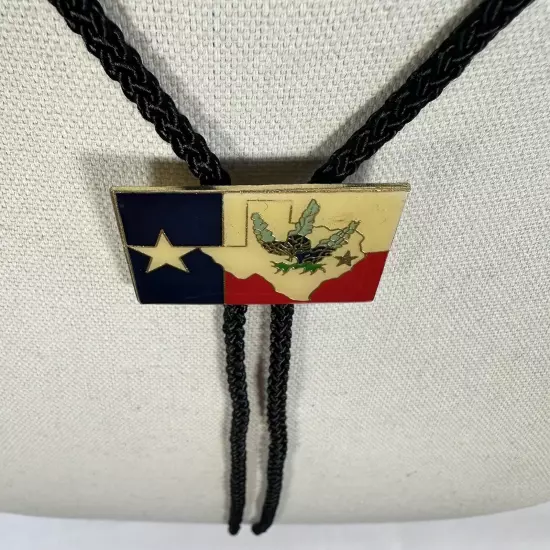 Texas Western Gold Tone Bolo Tie