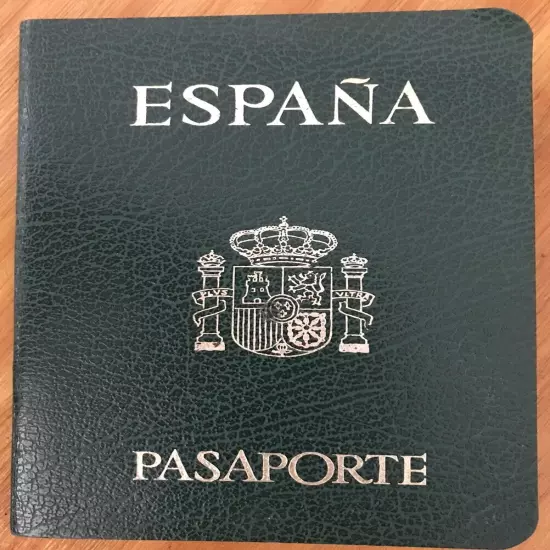 Spain Passport Canceled Issued in Uruguay