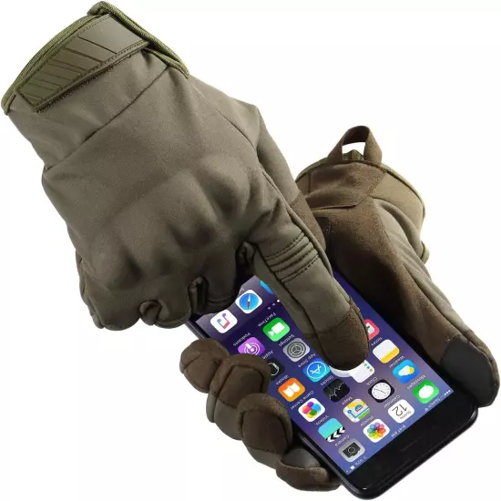 Army Tactical Motorcycle Touchscreen Full Finger Gloves Motorbike Riding Mittens