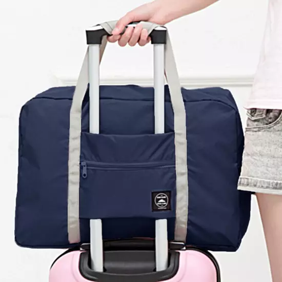 Large Luggage Duffle Bag Foldable Lightweight Weekender Travel Bag Men Women