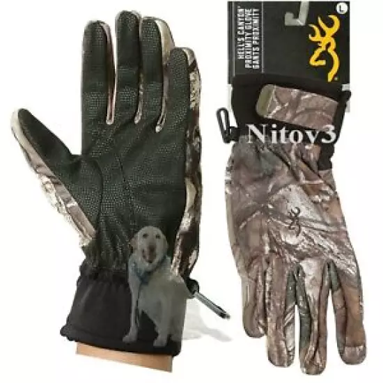 Browning Hells Canyon Proximity Gloves-Scent Control Men Large: 9-9.5” (T) 