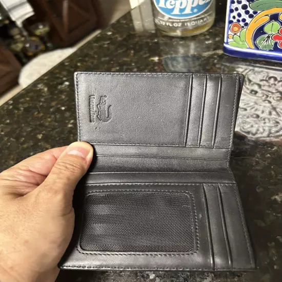 Alligator mens wallet genuine leather