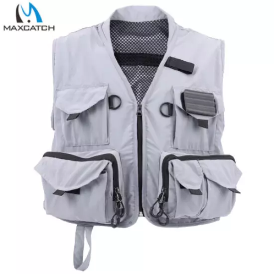 Maxcatch Hyfly Vest Multi-pocket Light Waistcoat Outdoor Fly Fishing XXL Size