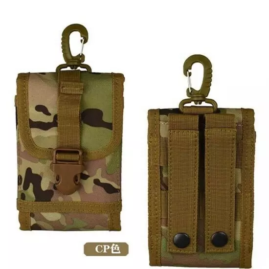 Tactical Military Universal Cell Phone Pack Bag Waist Belt Molle Pouch Holster